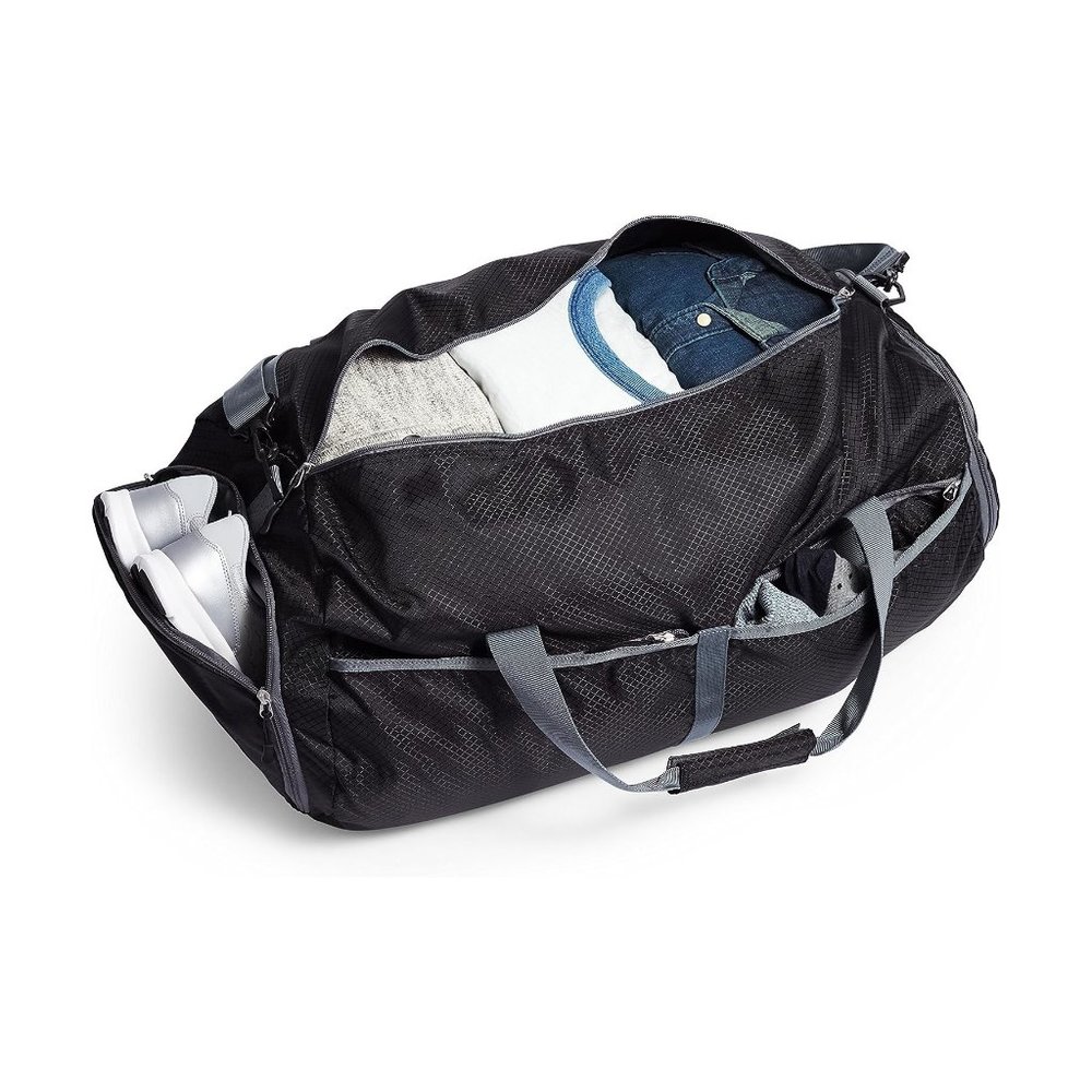 2 pack. Amazon Basics Packable Travel Gym Duffel Bag - 23 Inch